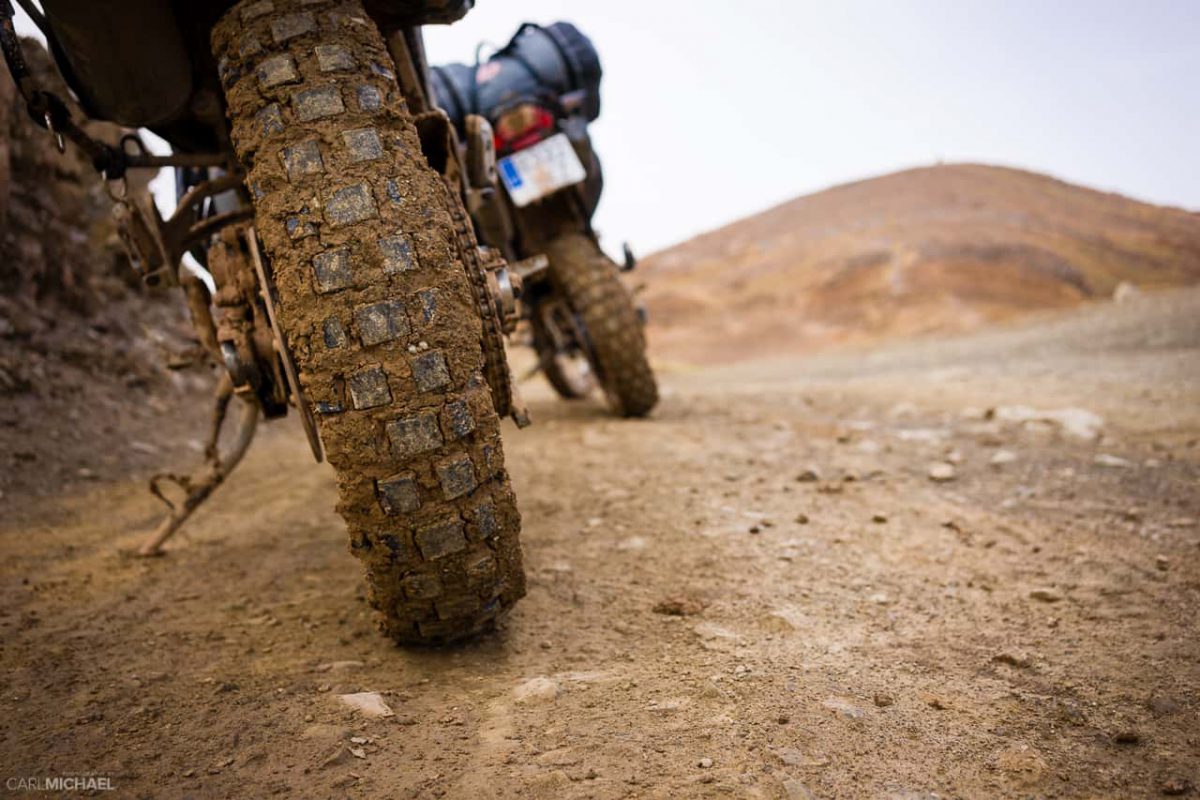 Riding offroad