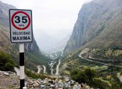 Mountain road Peru